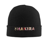 PIORUJK Shakira Albums Las Mujeres Ya no lloran Tour Bonnet tricoté pour Femmes Hommes Skullies Bonnets Chapeau d’Hiver Acrylique Casual Melon Cap