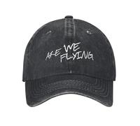 PIORUJK Sommes-Nous Volant Tate McRae Casquette de Baseball Vintage en détresse Denim Snapback Chapeau Unisexe Extérieur Running Golf Ajustement Ajustable Casquettes Chapeau