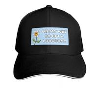 PIORUJK sur Mon Chemin pour Obtenir Une Lobotomie Drôle Lobotomie Casquette De Baseball Chapeau De Thé Chapeau De Randonnée Casquette De Golf Casquettes pour Hommes Femmes