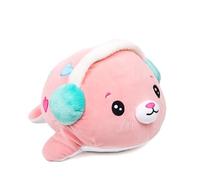 Pioupiou et Merveilles - Cushablez - Seal l’Otarie Rose 25 cm - Peluche Toute Douce - Compagnon Câlin - pour Enfants et Bébés - Doudou Réconfortant - Peluche Mignonne à Offrir