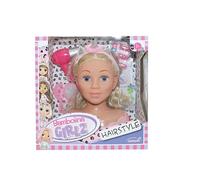 Pioupiou et Merveilles- Dimian- Tête à coiffer Molly avec Accessoires et sèche-Cheveux - Exprimer sa créativité et Ses Envies - Nombreux Accessoires pour Tester des Nouveaux Styles - 25 cm