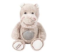 Pioupiou et Merveilles - Léo l'Hippo - Peluche Veilleuse Musicale - Projecteur d'étoiles - Accompagne bébé pour s'endormir - 7 berceuses + 5 bruits Blancs - Lumières 3 Couleurs et 4 Modes - 16717