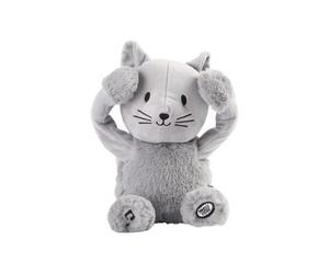 Pioupiou et Merveilles - Les Doudou Bidou - Peluche Enfant Coucou et Comptine - Oscar Le Chat - A partir de 10 Mois - 16310