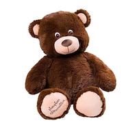 Pioupiou et Merveilles Peluche Géante Fabrication Française XXL Augustin l'ourson pantin Chocolat - 70 CM de Haut - Toute Douce pour Enfant Made in France - 16659