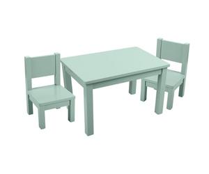 Pioupiou et Merveilles Table et chaise 1-4 ans Ensemble Table et Chaises Enfant Montessori Vert Sauge 1-4 ans Vert Sauge