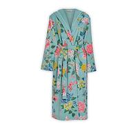 PiP Good Evening Peignoir à capuche en velours Turquoise clair Taille XXL