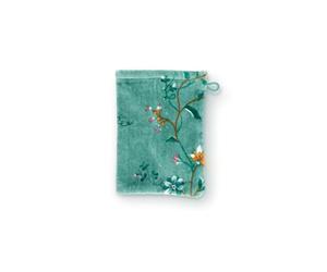 Pip Le Fleurs Gant de toilette, serviette d'invité, serviette de douche, vert, taille : gant de toilette 16 x 22 cm