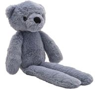 Pip L'ours en peluche bleu à longues pattes 30 cm WD1748 (Taille unique) (Bleu)