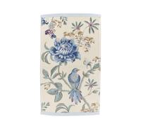 Pip Secret Garden Serviette d'invité en velours Blanc/bleu 30 x 50 cm