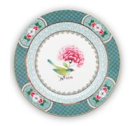 Pip Studio Assiette à gâteau Blushing Birds Bleu Ø17 cm