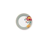 PIP STUDIO Assiette plate 26,5cm BLOOMING TALES Blue bleu clair