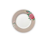 Pip Studio Assiette plate Blushing Birds Khaki Ø26 cm