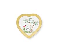 Pip Studio - Assiettes en forme de coeur 'La Majorelle' (Lot de 2, Jaune, 21.5cm)
