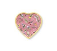 Pip Studio - Assiettes en forme de coeur 'La Majorelle' (Lot de 2, Rose, 21.5cm)