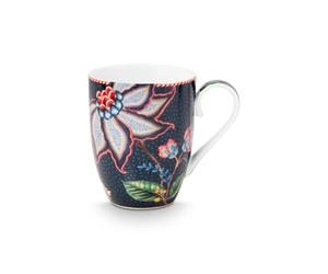 Pip Studio Berry Blues Flower Gobelet à anse Bleu 350 ml