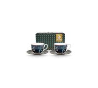 PiP Studio Berry Blues Lot de 2 tasses à café avec inscription « U. » Bleu 280 ml
