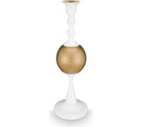 Pip Studio Bougeoir Metal Sphere Medium White-Gold 37cm