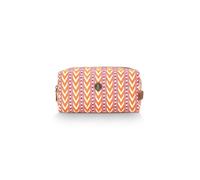 Pip Studio Coco Cosmetic Bag M Samba Strip Orange