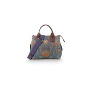 Pip Studio Fia Sac à main Medium Jabali Blue 26,5 x 14 x 22 cm