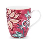 PIP STUDIO Flower Festival Tasse à anse Rose foncé 350 ml