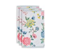 PIP Studio Good Evening Lot de 3 Serviettes pour invités Blanc 30 x 50 x 3 cm
