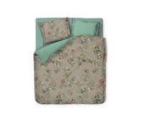 PIP STUDIO Housse de couette en percale Leaf 2x 70x90cm / 200x200cm beige