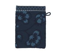 PiP Studio Jasmin Jaquard Gant de toilette pour soutien-gorge Bleu foncé 16 x 22 cm