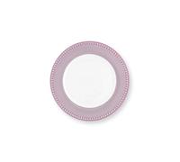 Pip Studio Lily&Lotus Assiette plate Blanc/violet 26,5 cm