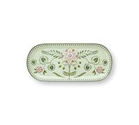 Pip Studio Lily&Lotus Light Green Plat à gâteau 33,3 x 15,5 cm