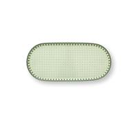 Pip Studio Lily&Lotus Tiles Plateau à lait et à sucre Vert clair 25 x 12 cm