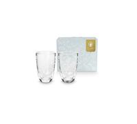 PIP STUDIO Lot de 2 verres à long drink 400 ml Flower White