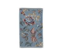 PiP Studio Lot de 3 serviettes d'invité Secret Garden - Couleur : bleu - Dimensions : 30 x 50 cm