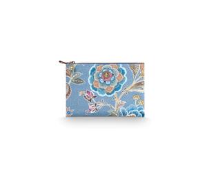 Pip Studio Matata Charly Cosmetic Flat Pouch M Blue