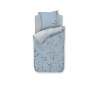 PIP STUDIO Parure de lit en percale BAMBOO BLOSSOM 70x90cm/140x200cm Bleu clair bleu clair