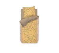 PIP STUDIO Parure de lit en percale BODHI FLOWER 70x90cm/140x200cm Yellow jaune