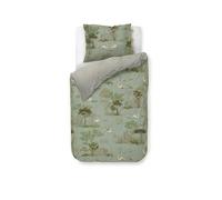 PIP STUDIO Parure de lit en percale DARJEELING DAYS 70x90cm/140x200cm Vert vert clair
