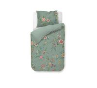 PIP STUDIO Parure de lit en percale EVERBLOMM 70x90cm/140x200cm Vert vert clair