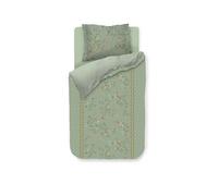 PIP STUDIO Parure de lit en percale KILI FLOWER 70x90cm/140x200cm Vert vert