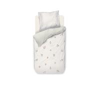PIP STUDIO Parure de lit en percale MUGHAL FLOWER 70x90cm/140x200cm Blanc cassé blanc