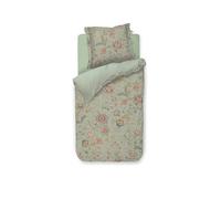PIP STUDIO Parure de lit en percale MUMBAI MORNING 70x90cm/140x200cm Vert clair vert clair