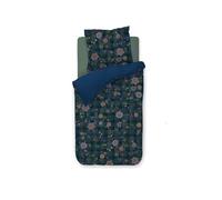 Pip Studio Parure de lit Flores Felices Bleu foncé 155 x 220 cm
