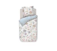 PIP STUDIO Percale Linge de lit MUMBAI MORNING 70x90cm/140x200cm Bleu clair bleu clair