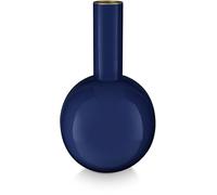 Pip Studio Petit vase en métal bleu foncé 15 x 26 cm