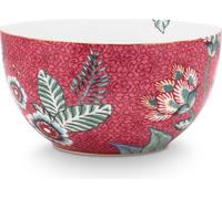 Pip Studio Porcelaine Flower Festival Bol rose foncé 12 cm fleuri