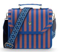 Pip Studio Sac à épaule bandoulière bleu pour femme - Frances Cross Body Bag Stripe M 301193