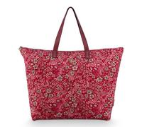 Pip Studio Tilda Grand sac fourre-tout matelassé Rêves de marguerite Rouge 66 x 20 x 44 cm