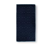 PIP Studio Serviette de bain Tile de Pip - Couleur : bleu foncé - Dimensions : 70 x 140 cm