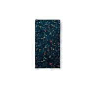 Pip Studio Serviette de douche Les Fleurs | Bleu foncé - 70 x 140