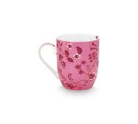 PiP Studio - Tasse à anse L - Jolie Flowers, Rose - 350ml