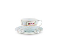 Pip Studio Tasse et soucoupe Blushing Birds Blanc 280 ml